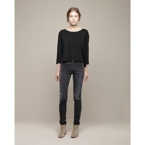 Acne Studio Skin 5 Used Black High Rise Denim Skinny Jeans Size 27